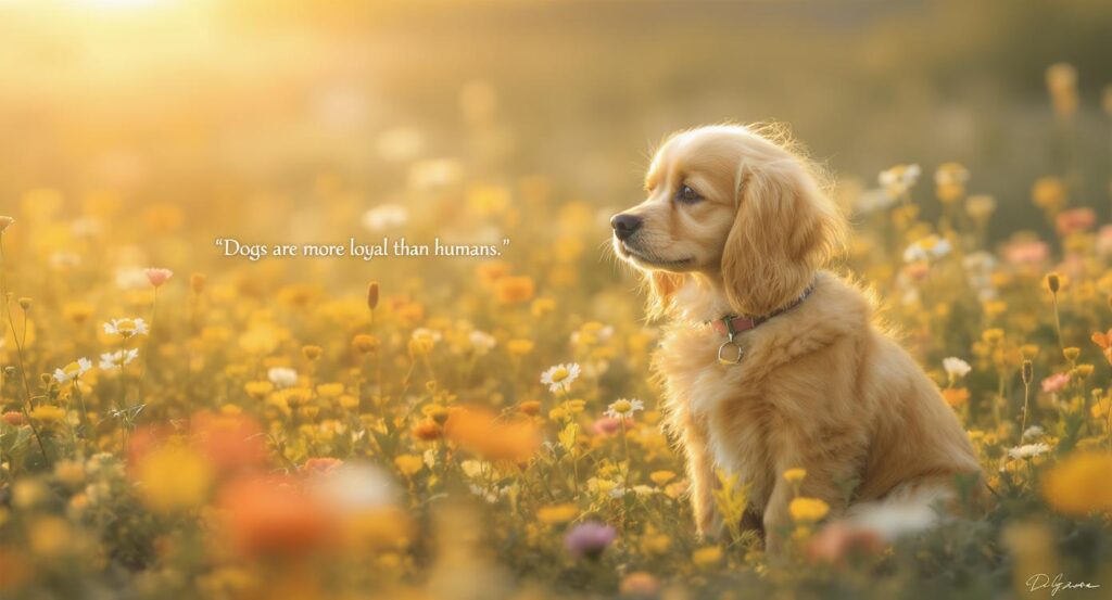 dogs are more loyal than humans quotes