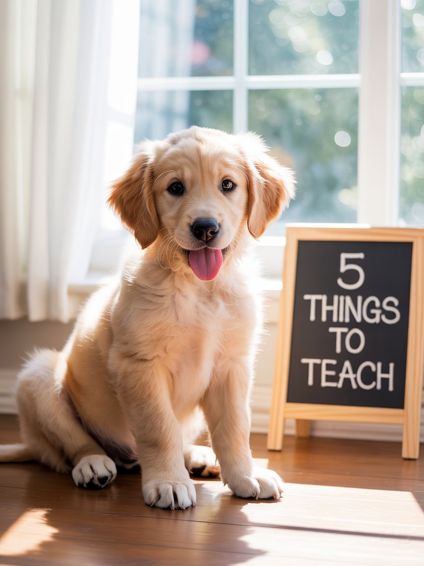 5 things to teach any puppy