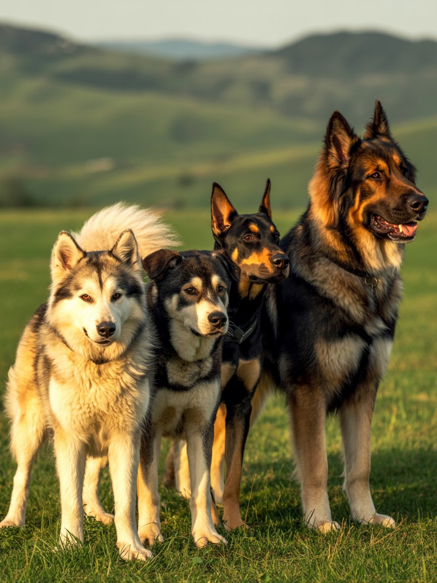 4 Large Dog Breeds