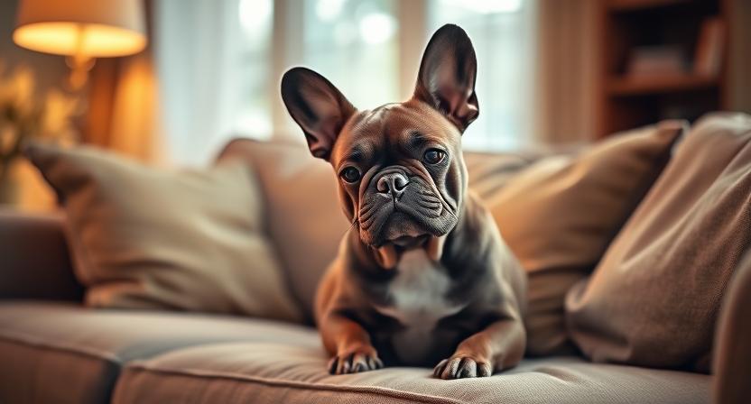 French Bulldog – Low-maintenance, calm, and affectionate.
