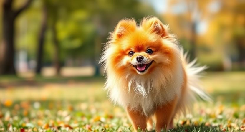 Pomeranian – Fluffy, energetic, and highly intelligent.