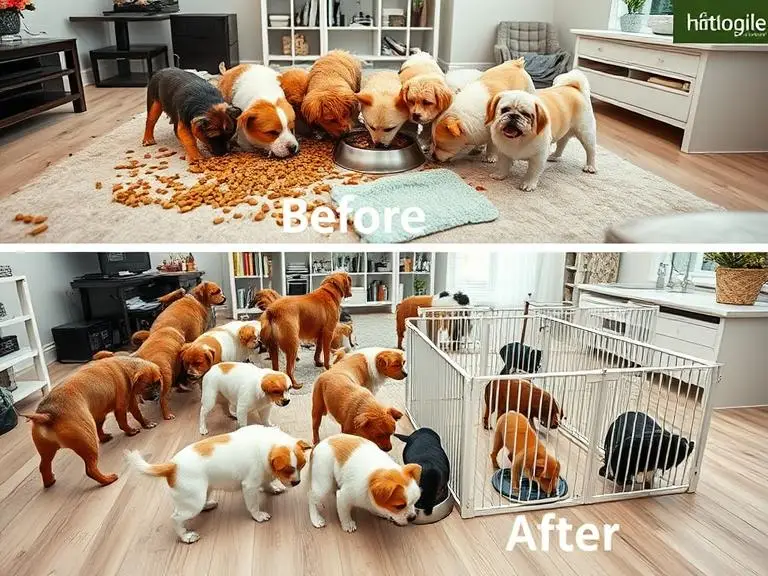 Before and after comparison