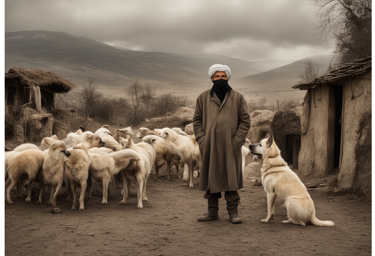Kangal Shepherd Dog guarding