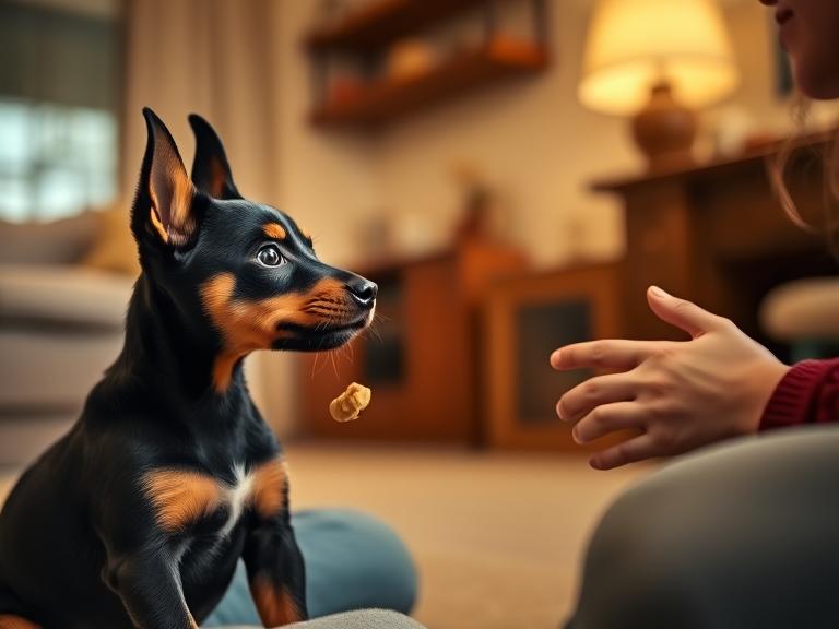 Sleek, spirited, and smart the Manchester Terrier is an ideal companion for energetic families and apartment living.