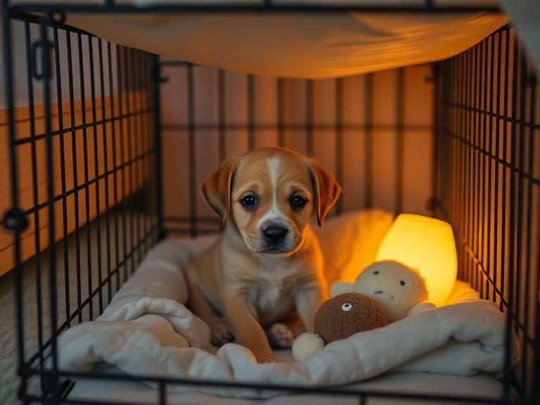 Managing Puppy Barking at Night