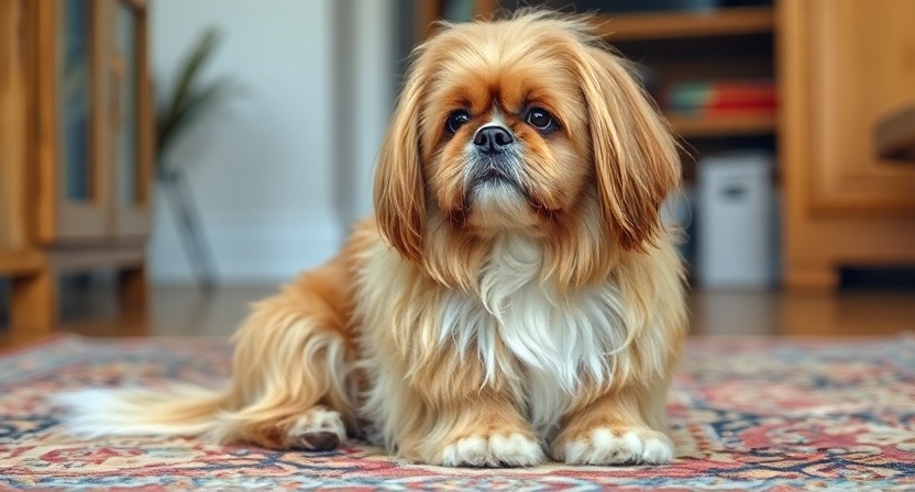 Lhasa Apso – Loyal watchdog with long, flowing coat.