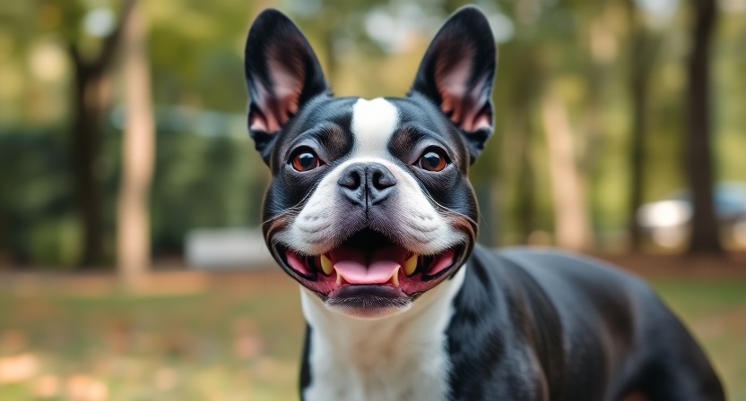 Boston Terrier – Friendly, adaptable, and playful.