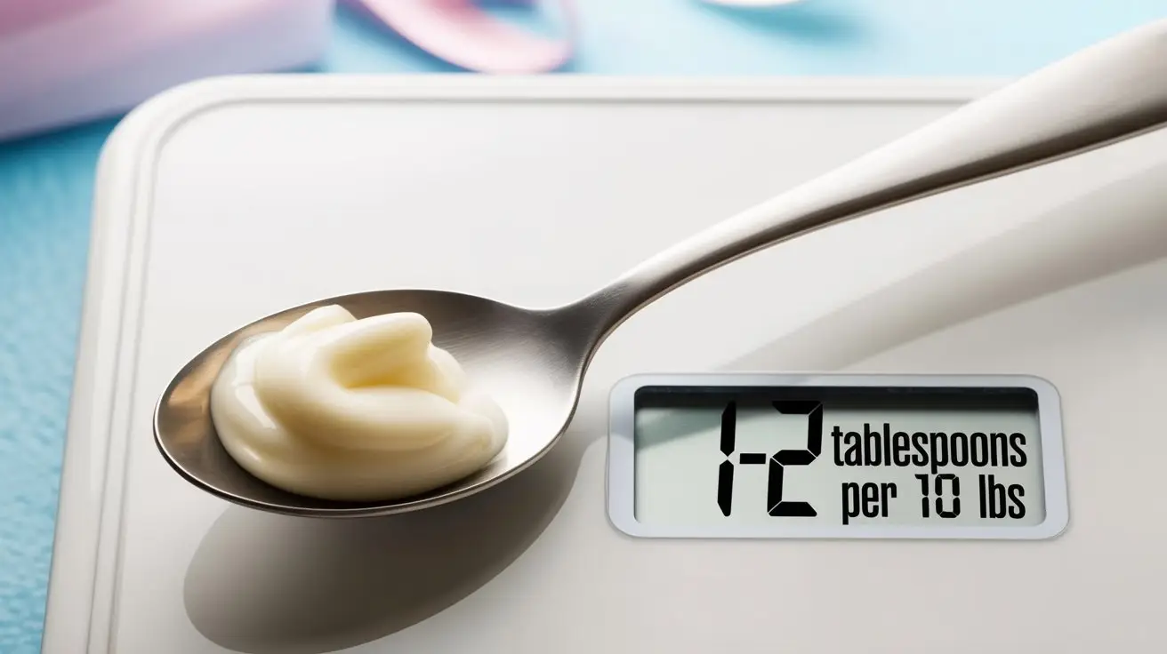 Illustration showing safe serving size of yogurt for dogs with the keyword How Much Yogurt Can a Dog Have explained visually.