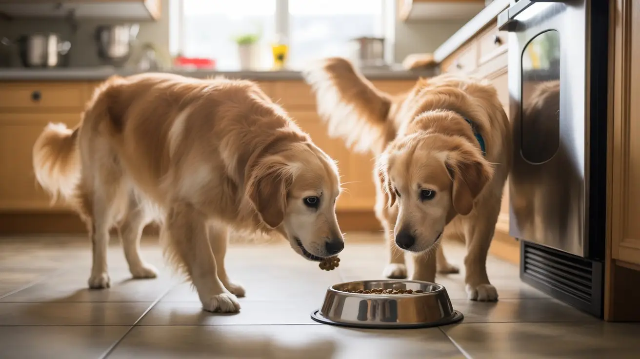 Pack mentality as one reason why does my dog drop his food on the floor.