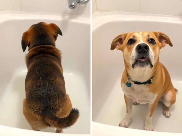 Dog Stress Signs During Bath Time: What to Watch For