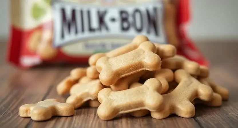 What are Milk Bones? Ultra-processed dog biscuits shown in detail.