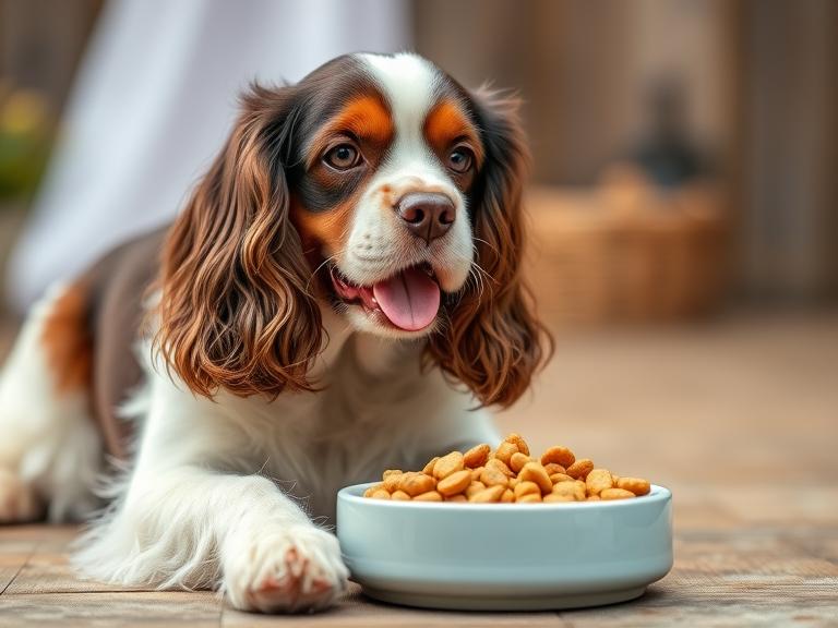 Nutritious dog food rich in protein
