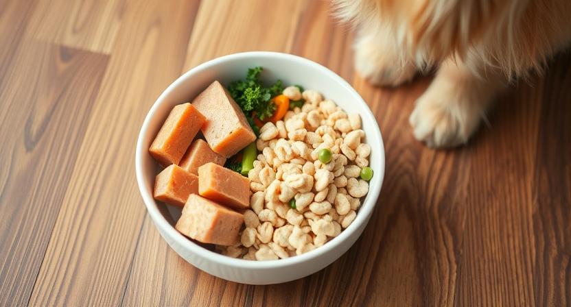 Healthy meal portion