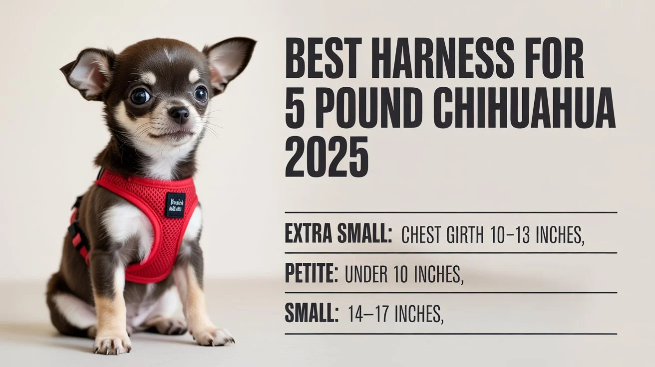 Best Harness for 5 Pound Chihuahua 2025