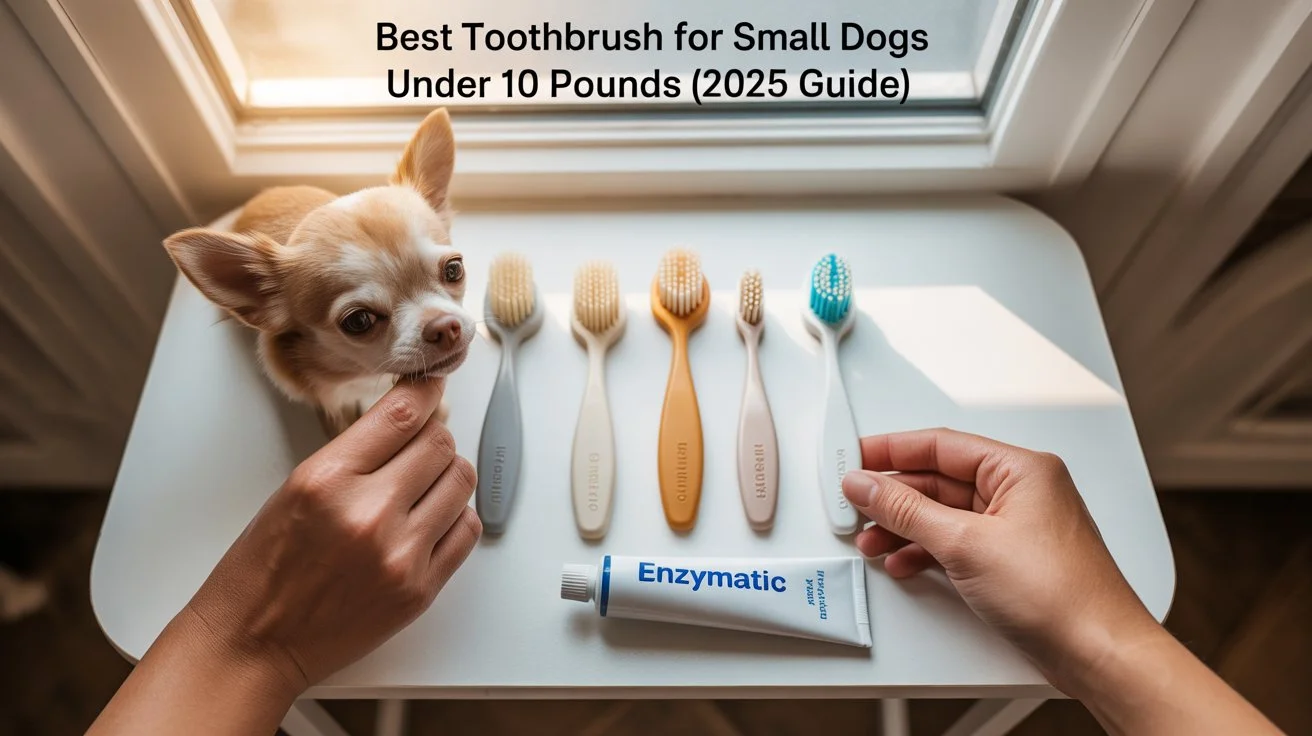 Best Toothbrush for Small Dogs Under 10 Pounds