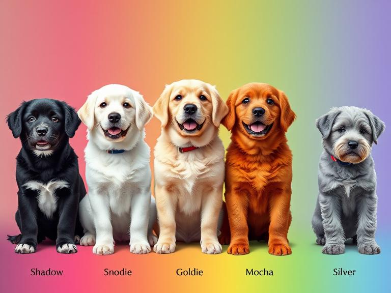 Color-Inspired Girl Dog Names