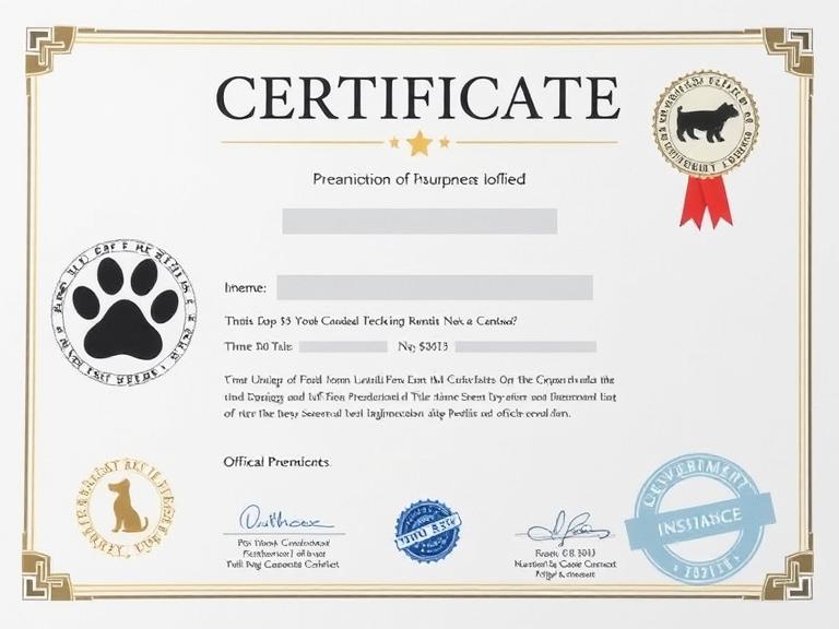 Dog breed exemption certificate requirements - neutering, microchip, insurance, and muzzling

