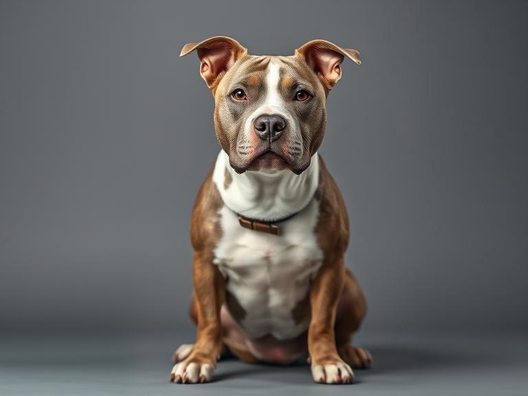 Pit Bull Terrier - most commonly banned dog breed worldwide despite loyal temperament
