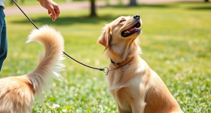 Eager golden cocker retriever showing enthusiasm during training golden cocker retriever session