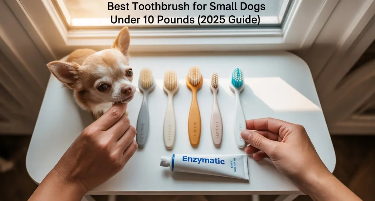 Best Toothbrush for Small Dogs Under 10 Pounds